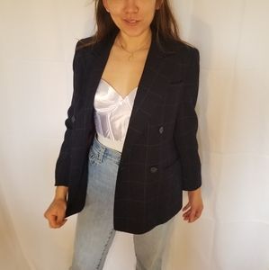 Ralph Lauren Wool Blue Doublebreasted Small Blazer